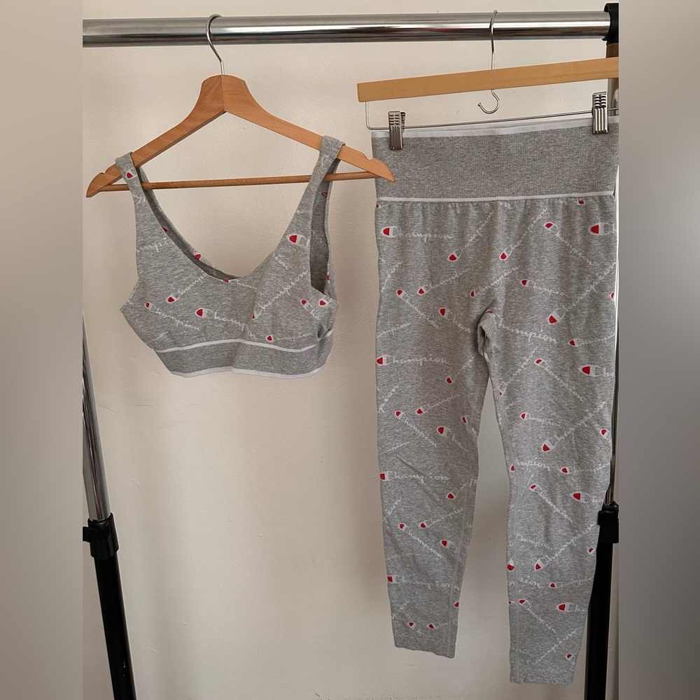 Champion Women's Gray and White Set